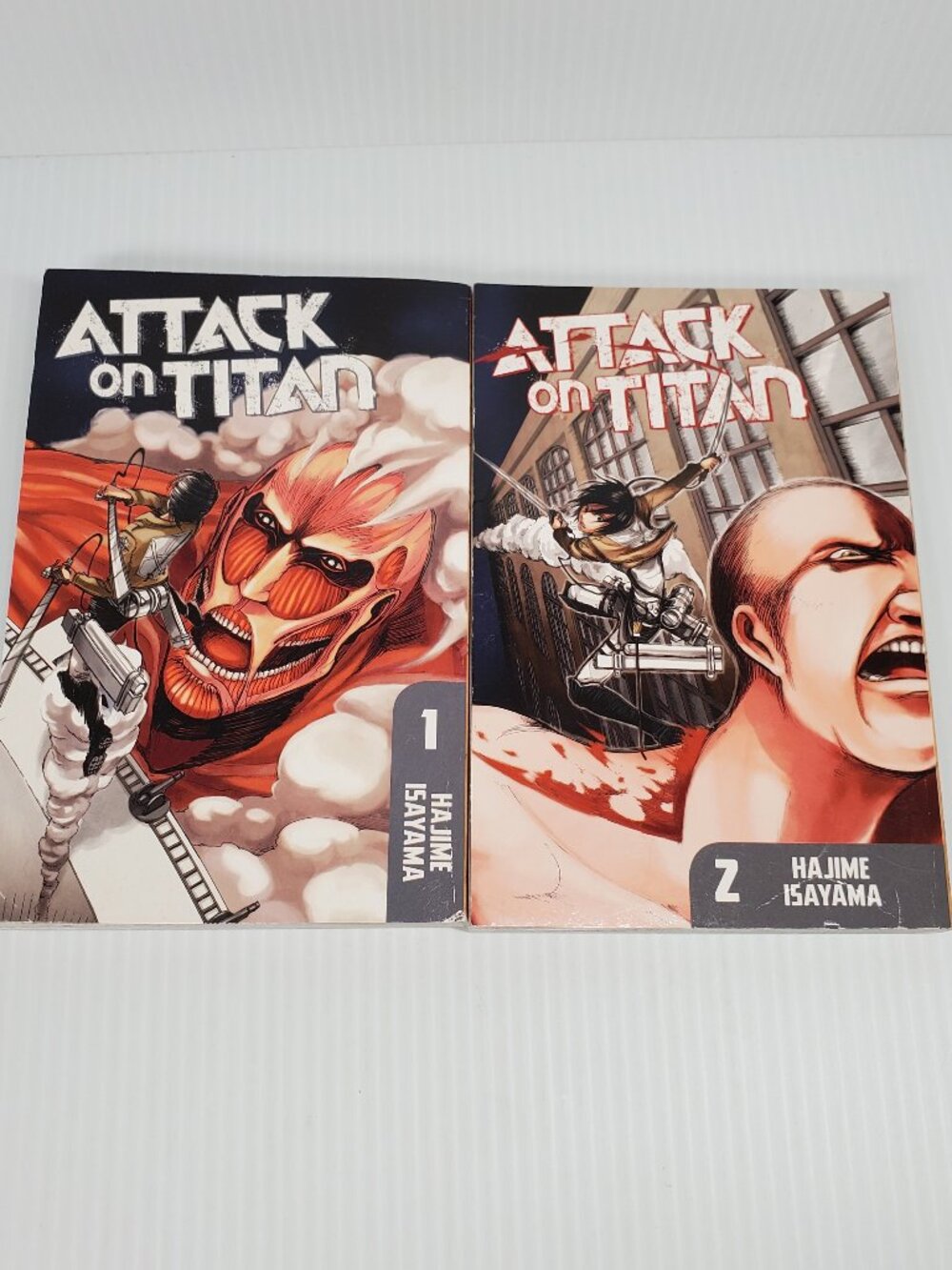 Attack on Titan Manga Volumes 1 & 2 Set English Hajime Isayama Kodansha